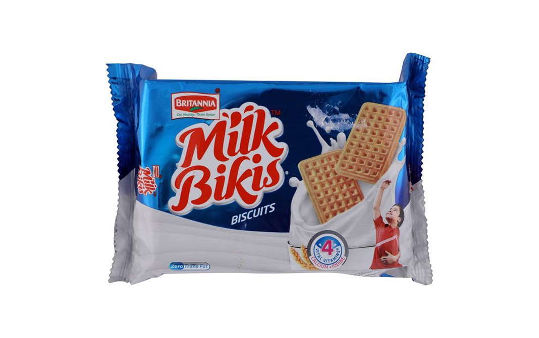 Britannia Milk Bikis Biscuits   Pack  100 grams